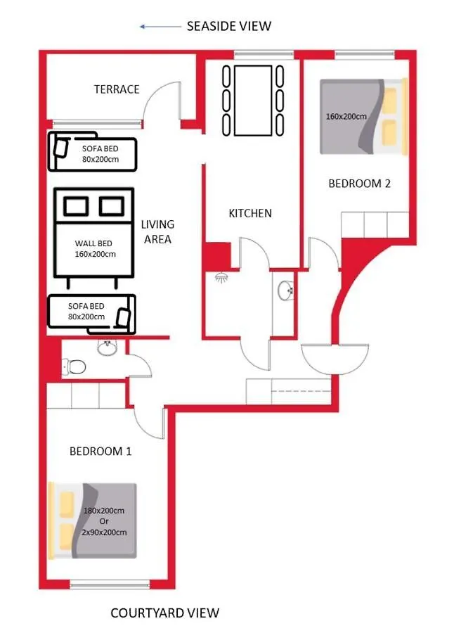 Scandic Primo Apartments - Design District 69M2 Helsinki Finland